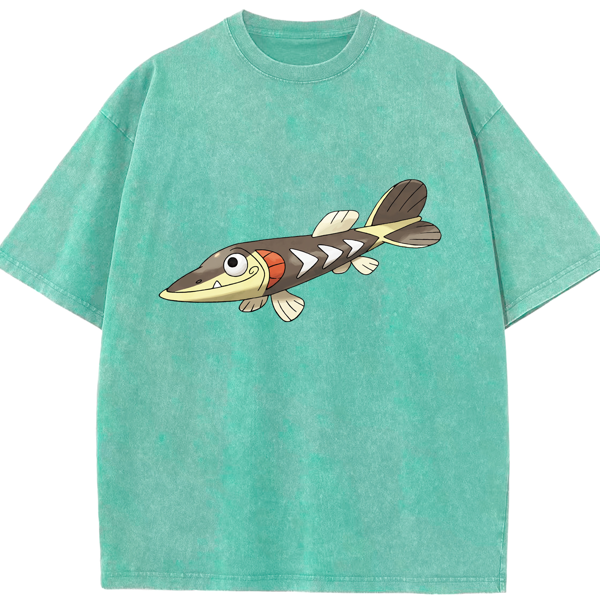 （画像用） ポケットモンスター Pokémon 綿100% ヴィンテージ風 半袖Tシャツ（フロントプリント）
